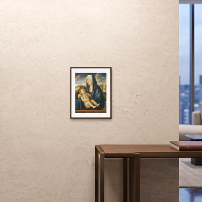 Orlonzo - FRAMED PRINT DARK WOOD 16x2040x50cm ROOM