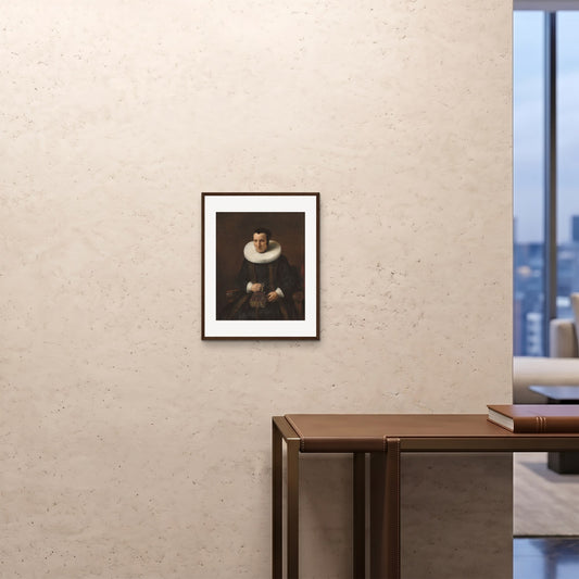 Orlonzo - FRAMED PRINT DARK WOOD 16x2040x50cm ROOM