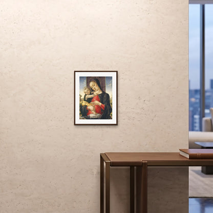 Orlonzo - FRAMED PRINT DARK WOOD 16x2040x50cm ROOM