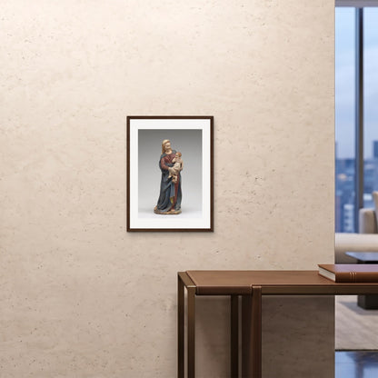 Orlonzo - FRAMED PRINT DARK WOOD 18x2445x60cm ROOM
