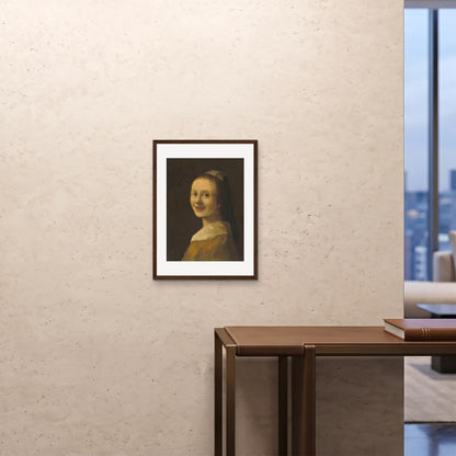 Orlonzo - FRAMED PRINT DARK WOOD 18x2445x60cm ROOM