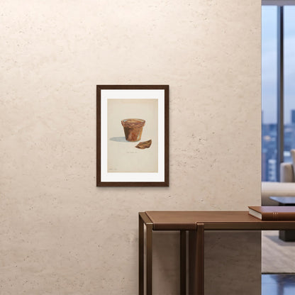 Orlonzo - FRAMED PRINT DARK WOOD 20x2850x70cm ROOM