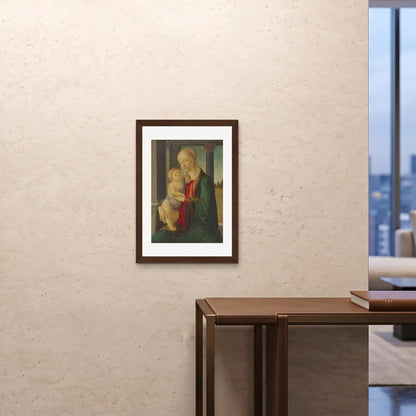 Orlonzo - FRAMED PRINT DARK WOOD 20x2850x70cm ROOM
