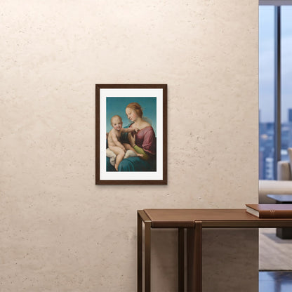 Orlonzo - FRAMED PRINT DARK WOOD 20x2850x70cm ROOM