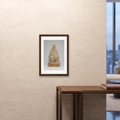 Orlonzo - FRAMED PRINT DARK WOOD 20x2850x70cm ROOM