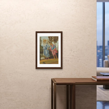Orlonzo - FRAMED PRINT DARK WOOD 20x2850x70cm ROOM