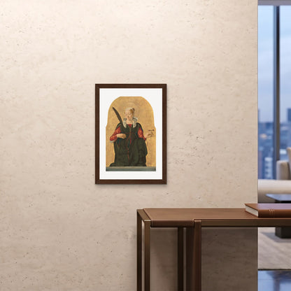 Orlonzo - FRAMED PRINT DARK WOOD 20x2850x70cm ROOM