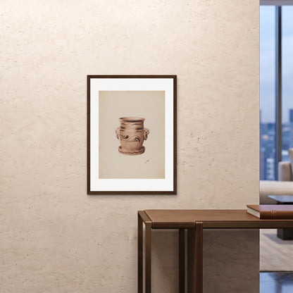 Orlonzo - FRAMED PRINT DARK WOOD 24x3260x80cm ROOM