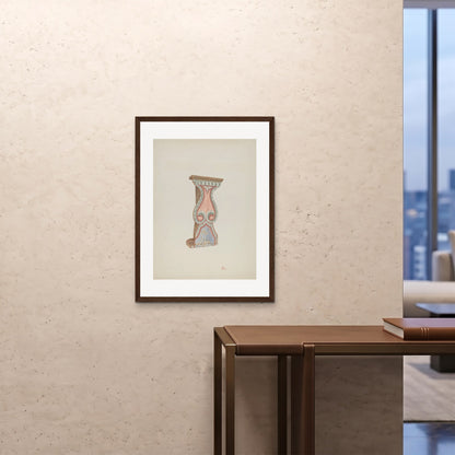 Orlonzo - FRAMED PRINT DARK WOOD 24x3260x80cm ROOM