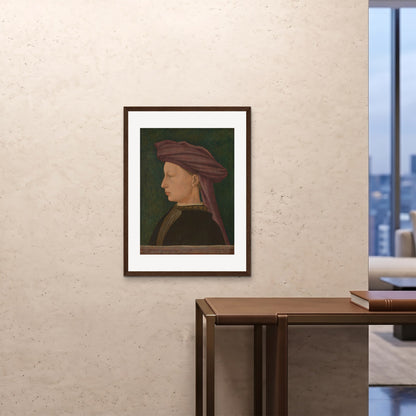Orlonzo - FRAMED PRINT DARK WOOD 24x3260x80cm ROOM