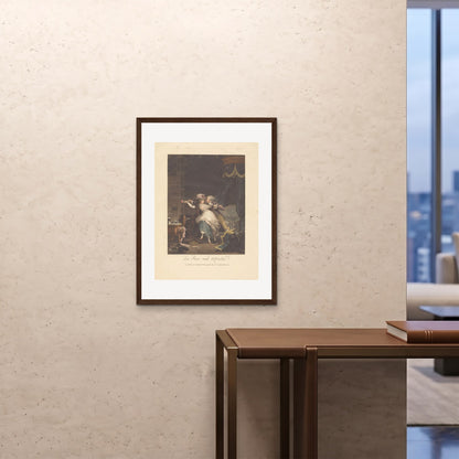 Orlonzo - FRAMED PRINT DARK WOOD 24x3260x80cm ROOM