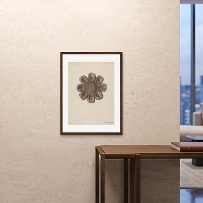 Orlonzo - FRAMED PRINT DARK WOOD 24x3260x80cm ROOM