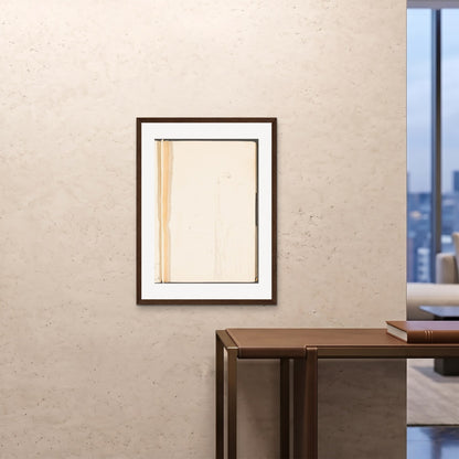 Orlonzo - FRAMED PRINT DARK WOOD 24x3260x80cm ROOM