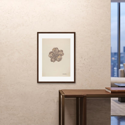 Orlonzo - FRAMED PRINT DARK WOOD 24x3260x80cm ROOM