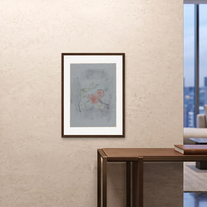 Orlonzo - FRAMED PRINT DARK WOOD 24x3260x80cm ROOM