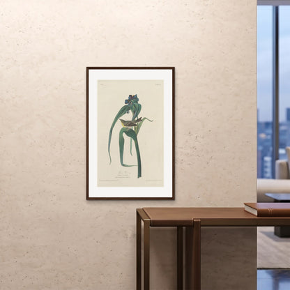 Orlonzo - FRAMED PRINT DARK WOOD 24x3660x90cm ROOM