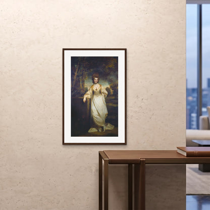 Orlonzo - FRAMED PRINT DARK WOOD 24x3660x90cm ROOM