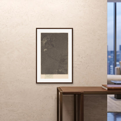 Orlonzo - FRAMED PRINT DARK WOOD 24x3660x90cm ROOM