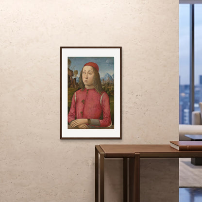 Orlonzo - FRAMED PRINT DARK WOOD 24x3660x90cm ROOM