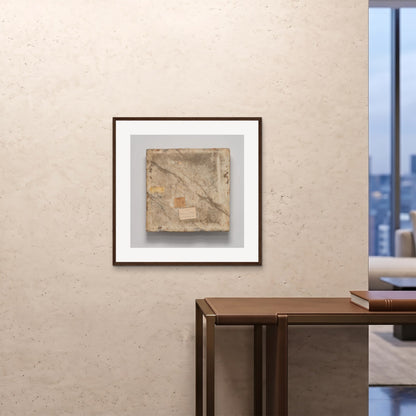 Orlonzo - FRAMED PRINT DARK WOOD 28x2870x70cm ROOM