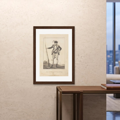 Orlonzo - FRAMED PRINT DARK WOOD 28x4070x100cm ROOM