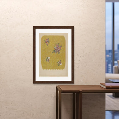 Orlonzo - FRAMED PRINT DARK WOOD 28x4070x100cm ROOM