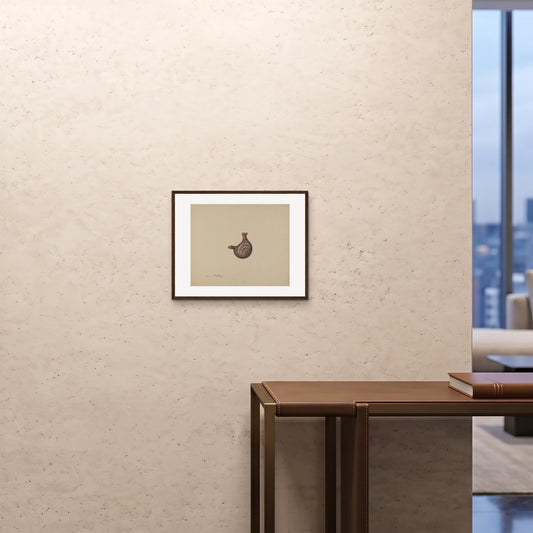 Orlonzo - FRAMED PRINT DARK WOOD 5040cm2016 ROOM
