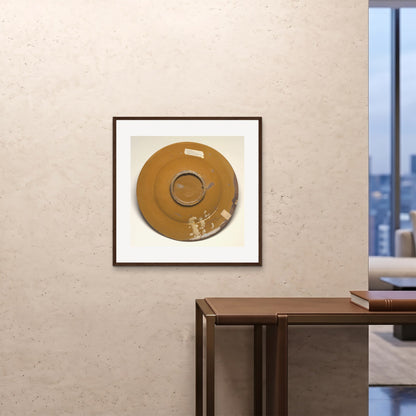 Orlonzo - FRAMED PRINT DARK WOOD 7070cm2828 ROOM