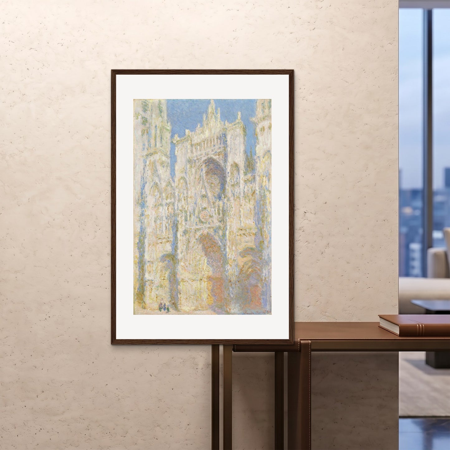 Orlonzo - FRAMED PRINT DARK WOOD 80120cm3248 ROOM