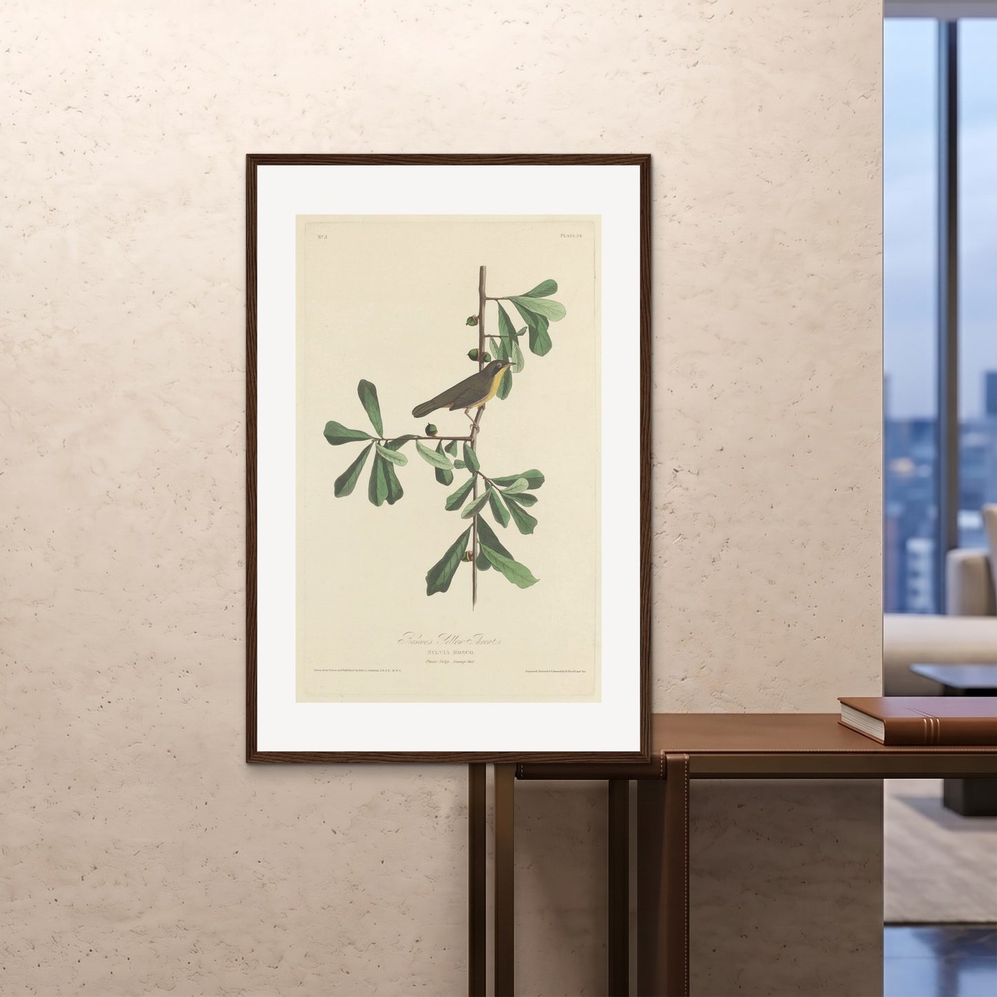 Orlonzo - FRAMED PRINT DARK WOOD 80120cm3248 ROOM