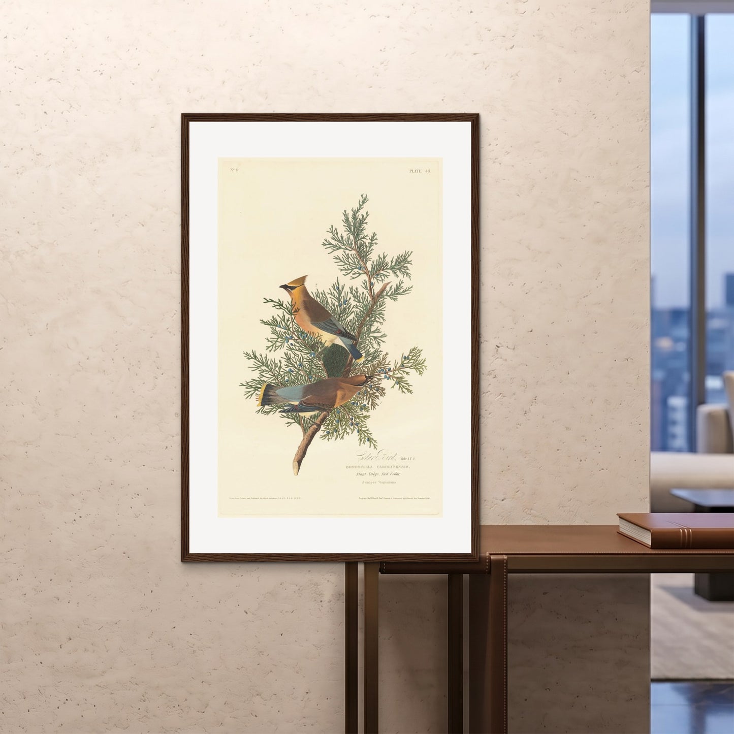 Orlonzo - FRAMED PRINT DARK WOOD 80120cm3248 ROOM