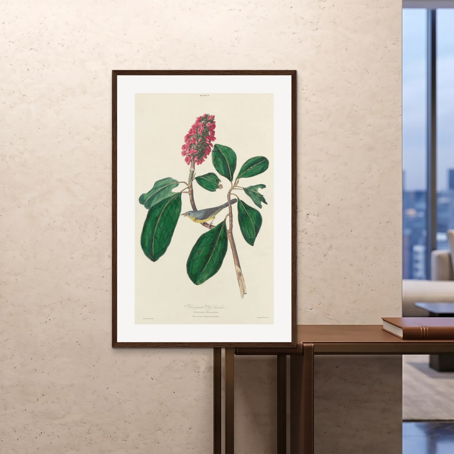 Orlonzo - FRAMED PRINT DARK WOOD 80120cm3248 ROOM