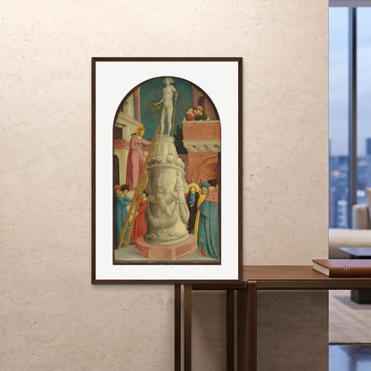Orlonzo - FRAMED PRINT DARK WOOD 80120cm3248 ROOM