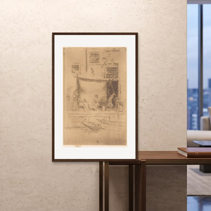 Orlonzo - FRAMED PRINT DARK WOOD 80120cm3248 ROOM
