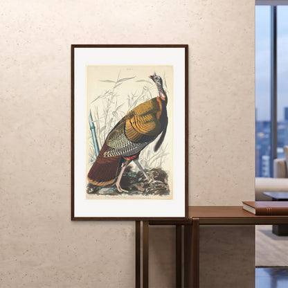 Orlonzo - FRAMED PRINT DARK WOOD 80120cm3248 ROOM