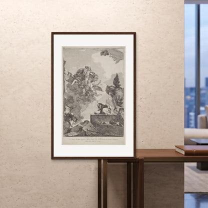 Orlonzo - FRAMED PRINT DARK WOOD 80120cm3248 ROOM