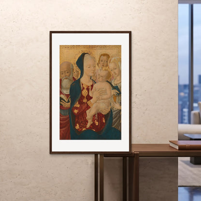 Orlonzo - FRAMED PRINT DARK WOOD 80120cm3248 ROOM