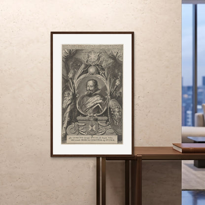 Orlonzo - FRAMED PRINT DARK WOOD 80120cm3248 ROOM