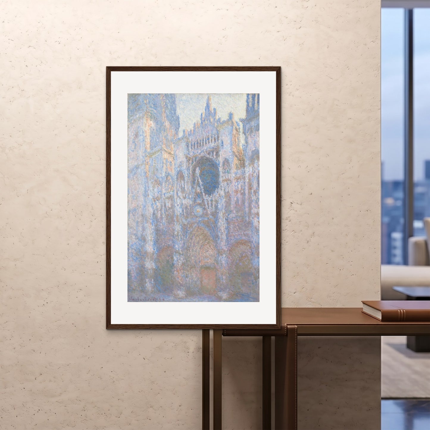 Orlonzo - FRAMED PRINT DARK WOOD 80120cm3248 ROOM