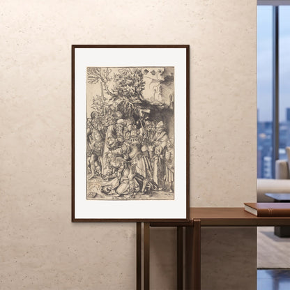 Orlonzo - FRAMED PRINT DARK WOOD 80120cm3248 ROOM