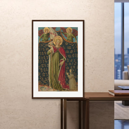 Orlonzo - FRAMED PRINT DARK WOOD 80120cm3248 ROOM