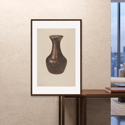 Orlonzo - FRAMED PRINT DARK WOOD 80120cm3248 ROOM
