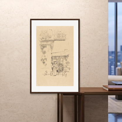 Orlonzo - FRAMED PRINT DARK WOOD 80120cm3248 ROOM