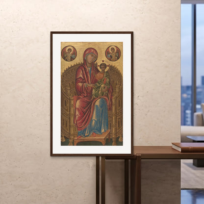 Orlonzo - FRAMED PRINT DARK WOOD 80120cm3248 ROOM