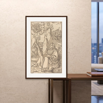 Orlonzo - FRAMED PRINT DARK WOOD 80120cm3248 ROOM