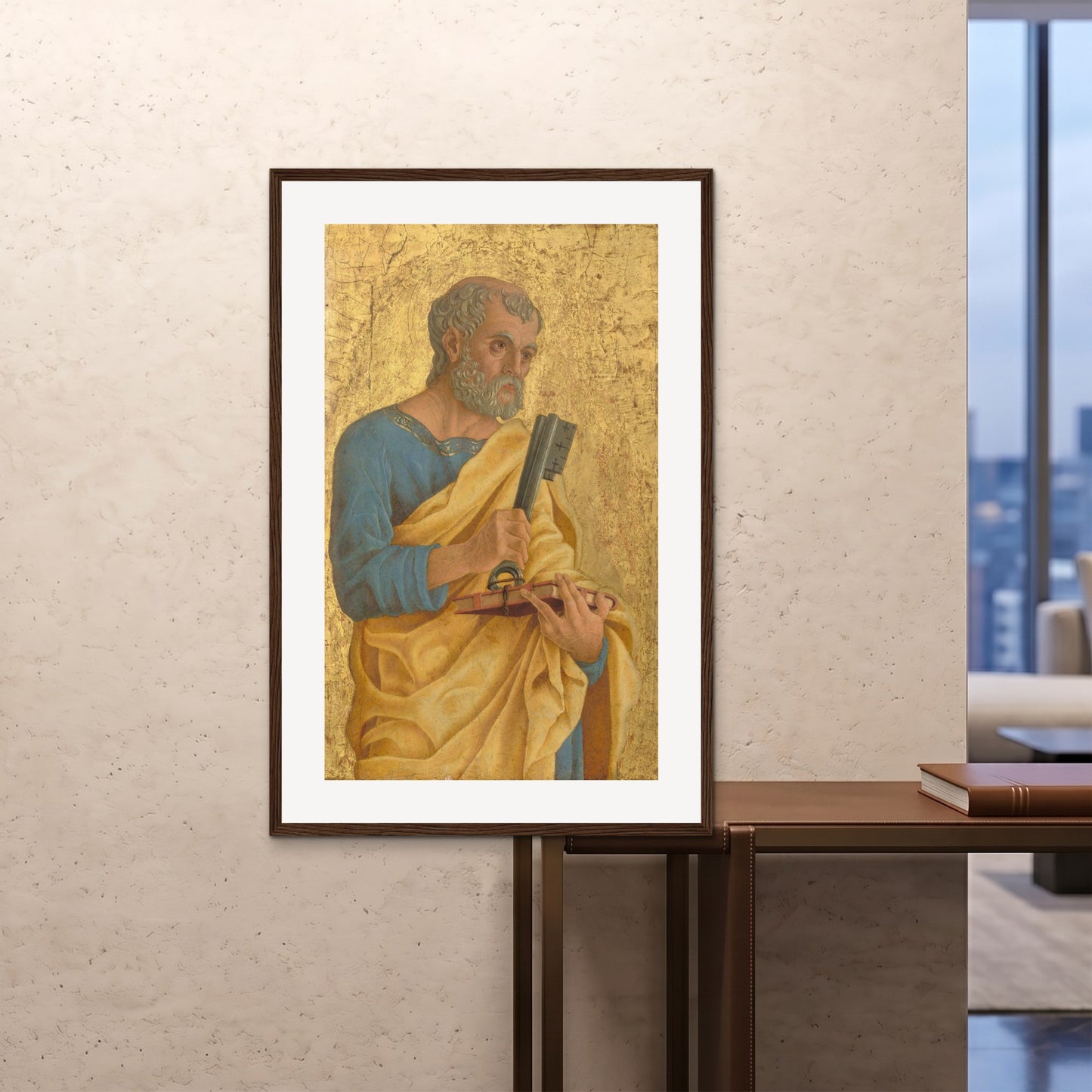 Orlonzo - FRAMED PRINT DARK WOOD 80120cm3248 ROOM