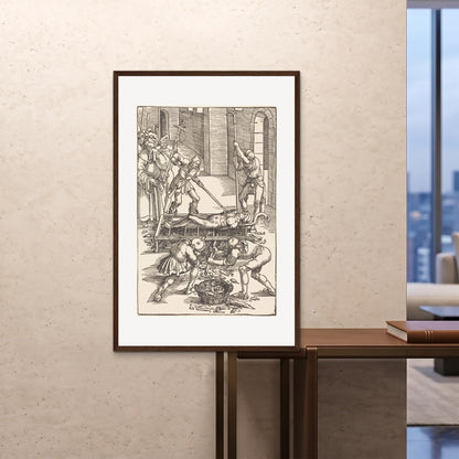 Orlonzo - FRAMED PRINT DARK WOOD 80120cm3248 ROOM