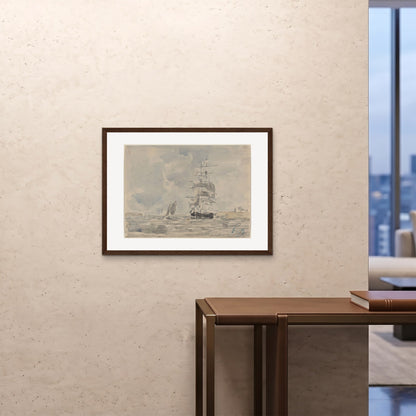 Orlonzo - FRAMED PRINT DARK WOOD 8060cm3224 ROOM