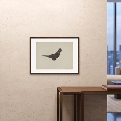Orlonzo - FRAMED PRINT DARK WOOD 8060cm3224 ROOM