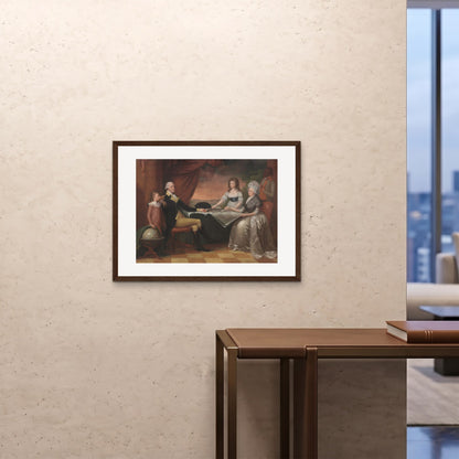 Orlonzo - FRAMED PRINT DARK WOOD 8060cm3224 ROOM